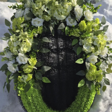 Брендовый венок 100 см - Форма памяти - г. Екатеринбург